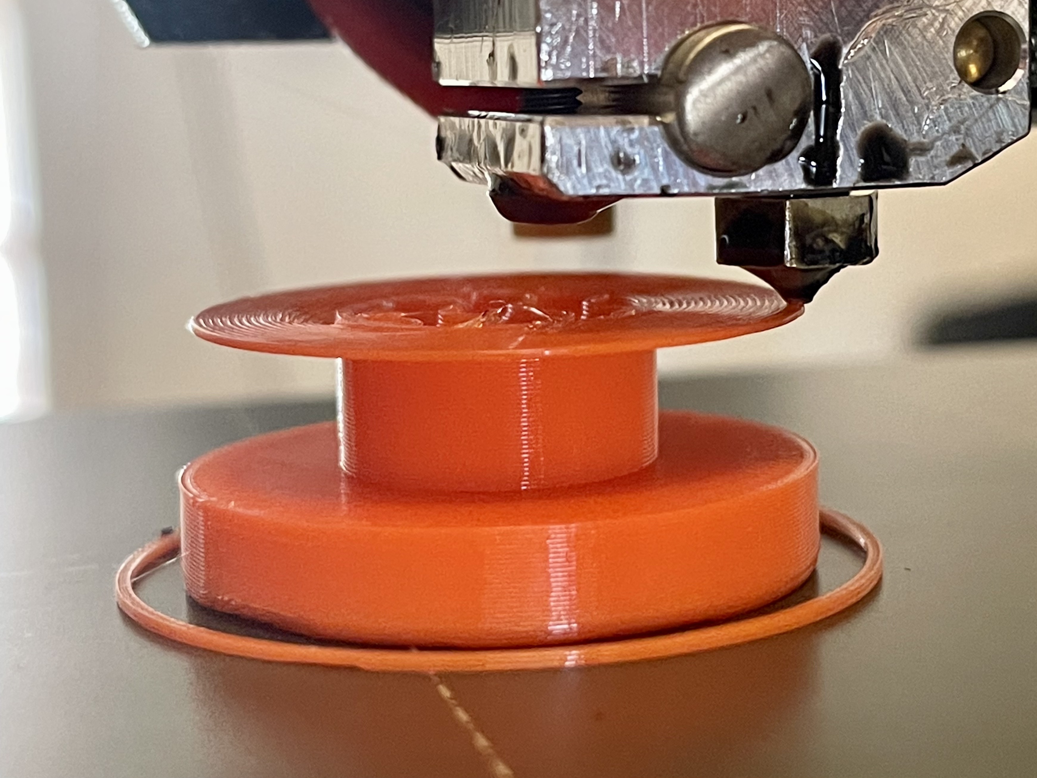 90 degrees overhang with fullcontrol.xyz layer