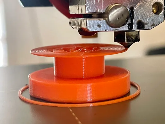 90 degrees overhang with fullcontrol.xyz layer
