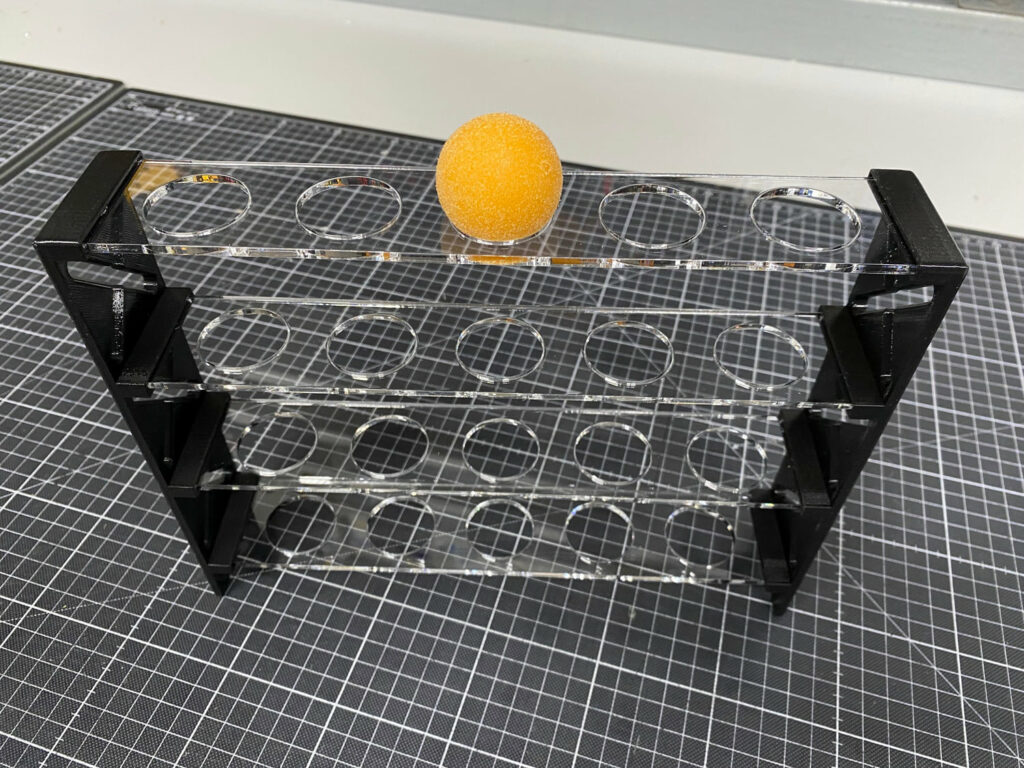Ball stand for table football