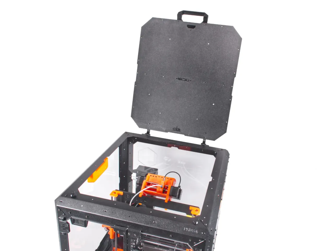 Hinged lid for adding MMU2S to Original Prusa Enclosure by