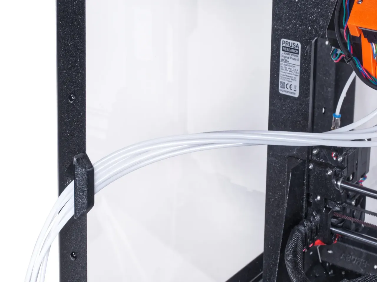 Hinged lid for adding MMU2S to Original Prusa Enclosure by Hinged lid for adding MMU2S to Original Prusa Enclosure by