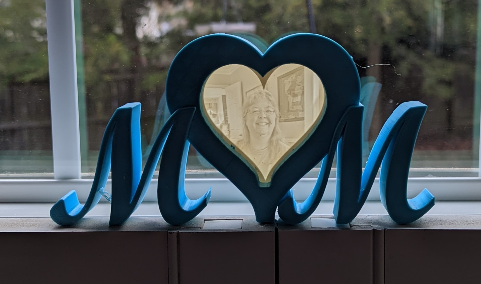Mom lithophane frame