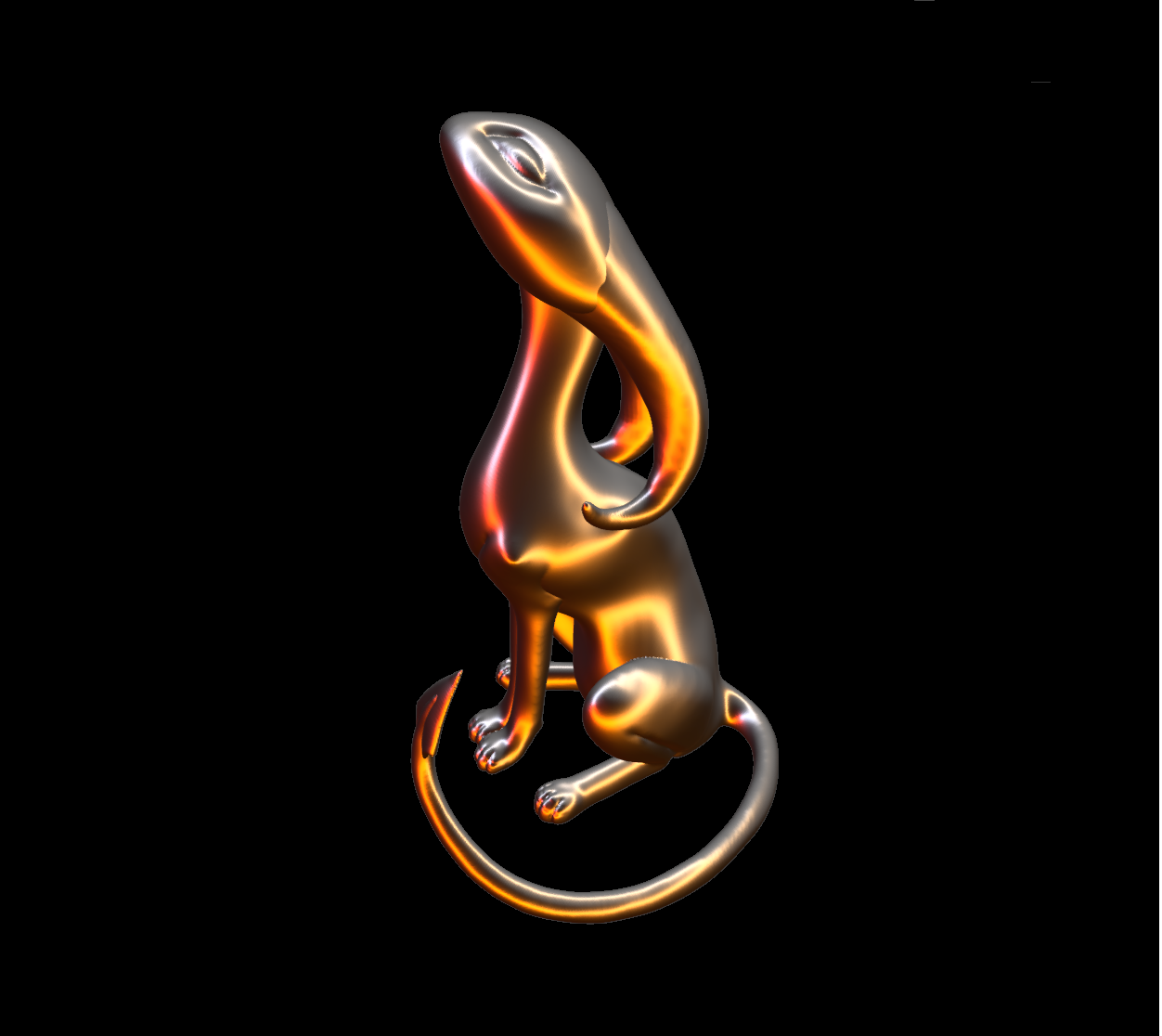 Miniatura 4 do modelo 3D Cute Cat Demon Supportless