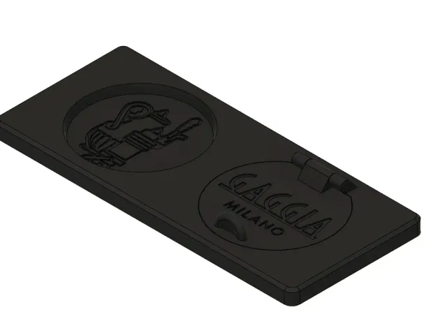 Gaggia Classic Pro water reservoir cover with hinged lid and 58mm tamper holder