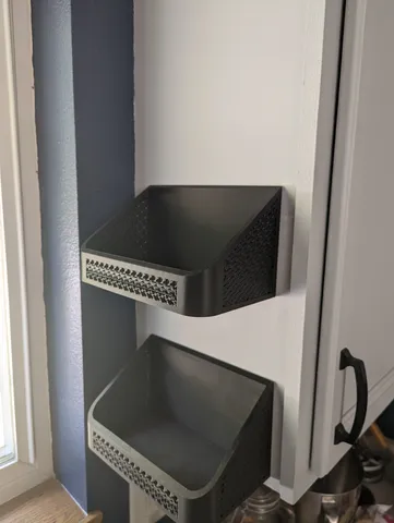 Wall hung basket/shelf