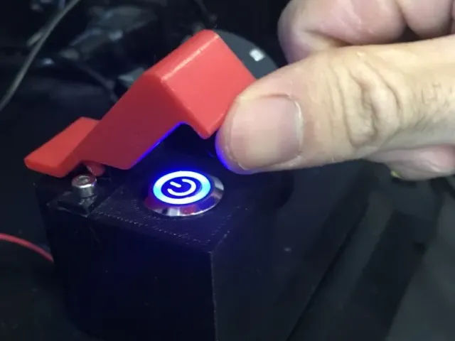 External PC power button