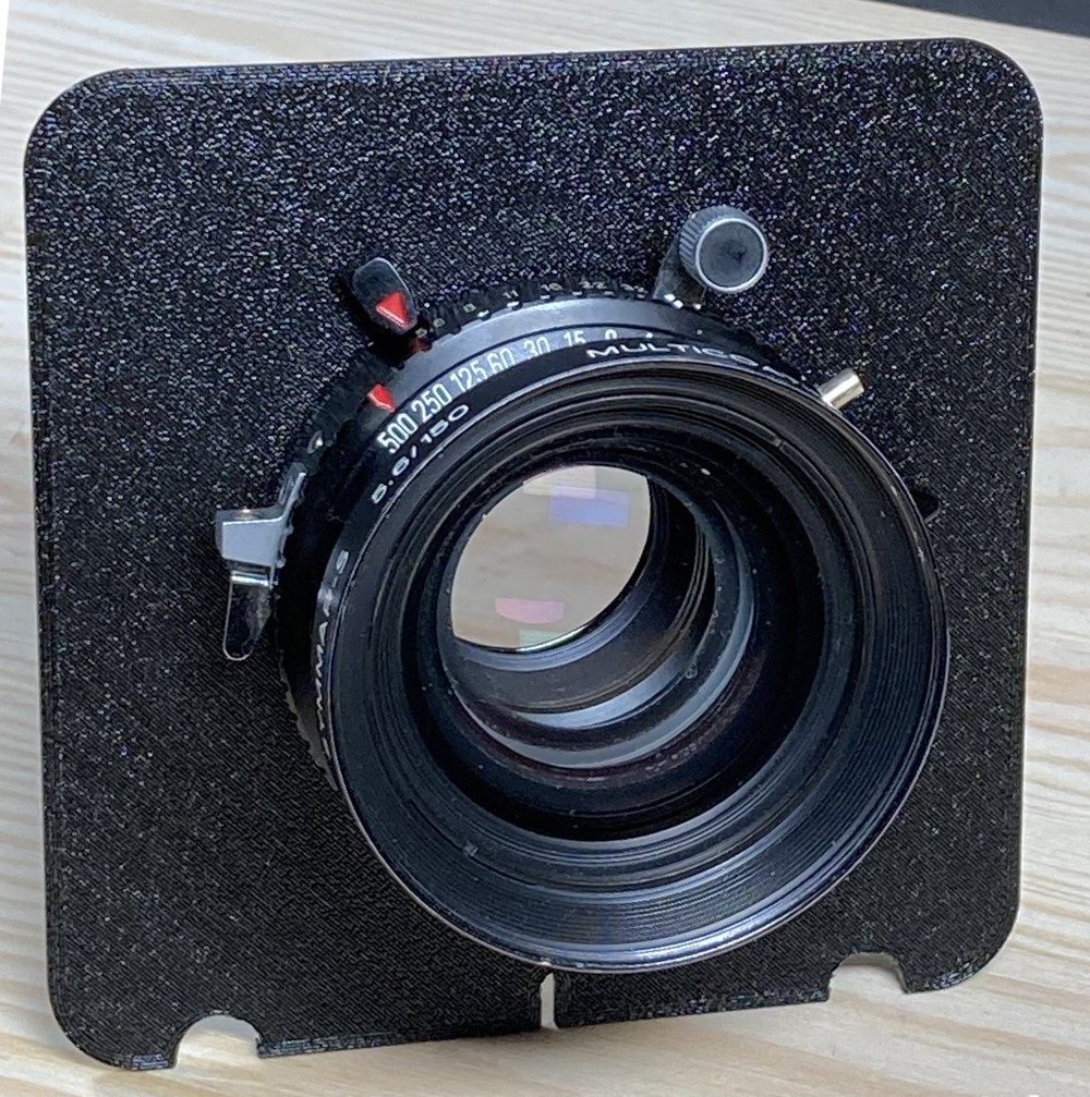 Lensplates for Linhof Kardan Standard 4x5 camera