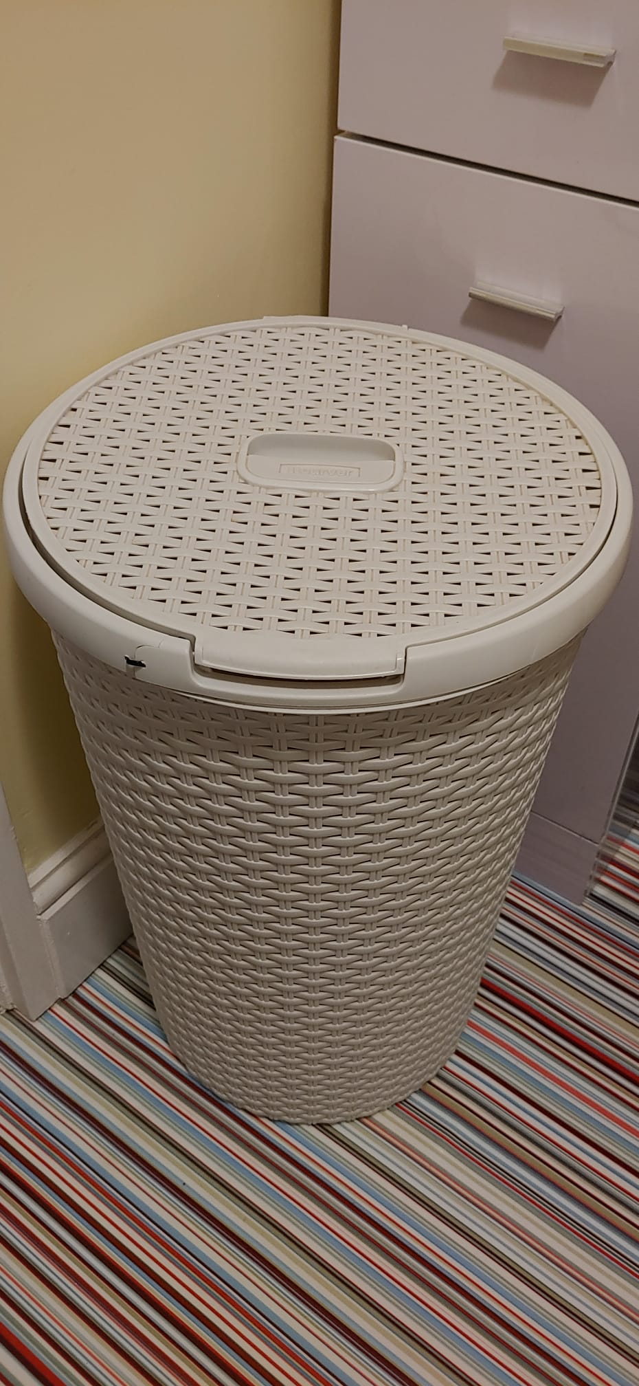 Curver Laundry Bin Lid Hinge Pin by lucyferror Download free STL