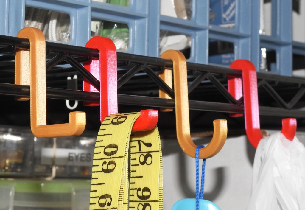 Miniatura 3 do modelo 3D Wire Rack Hook Generator