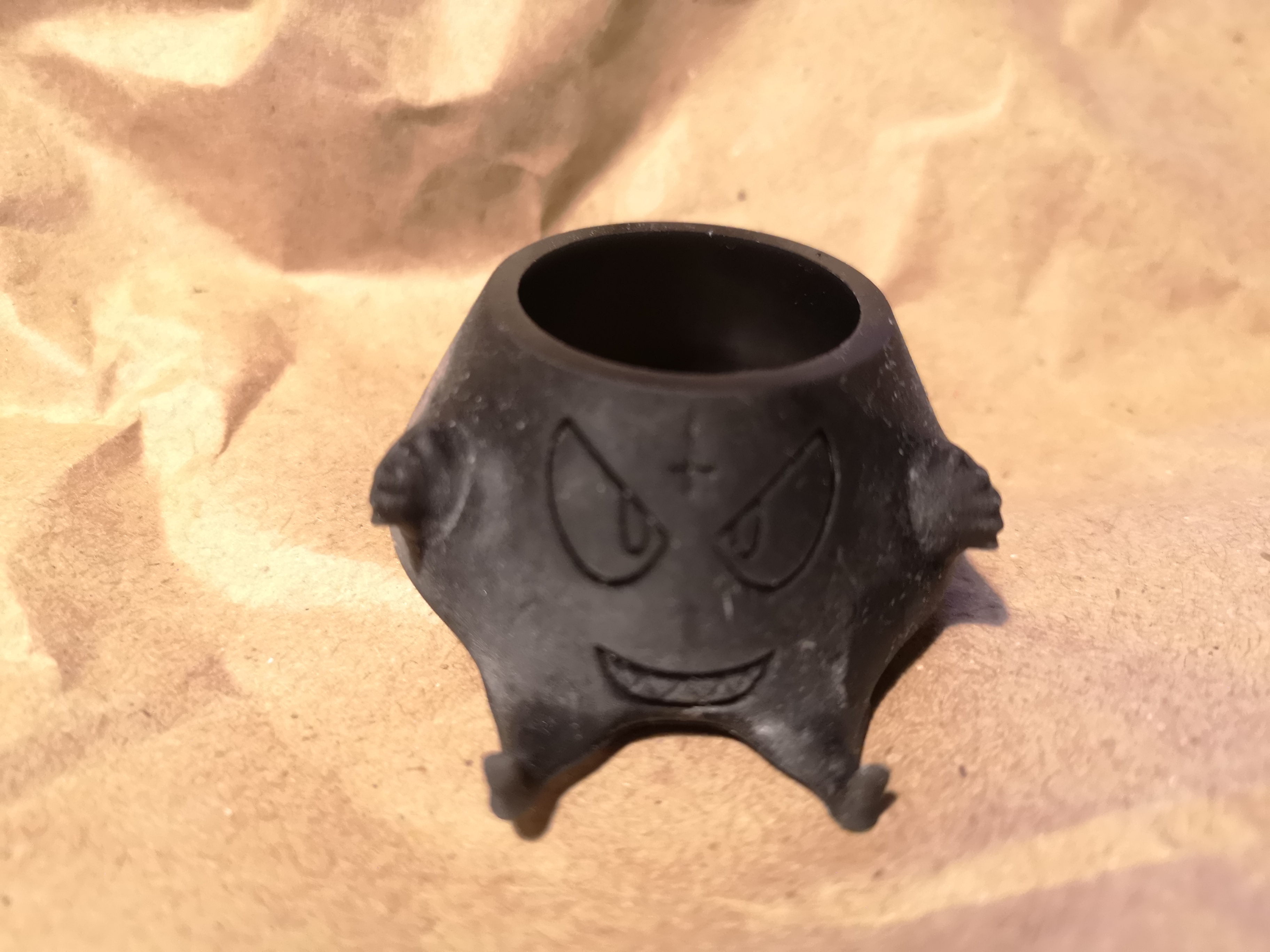 Super evil villain planter (not cute)