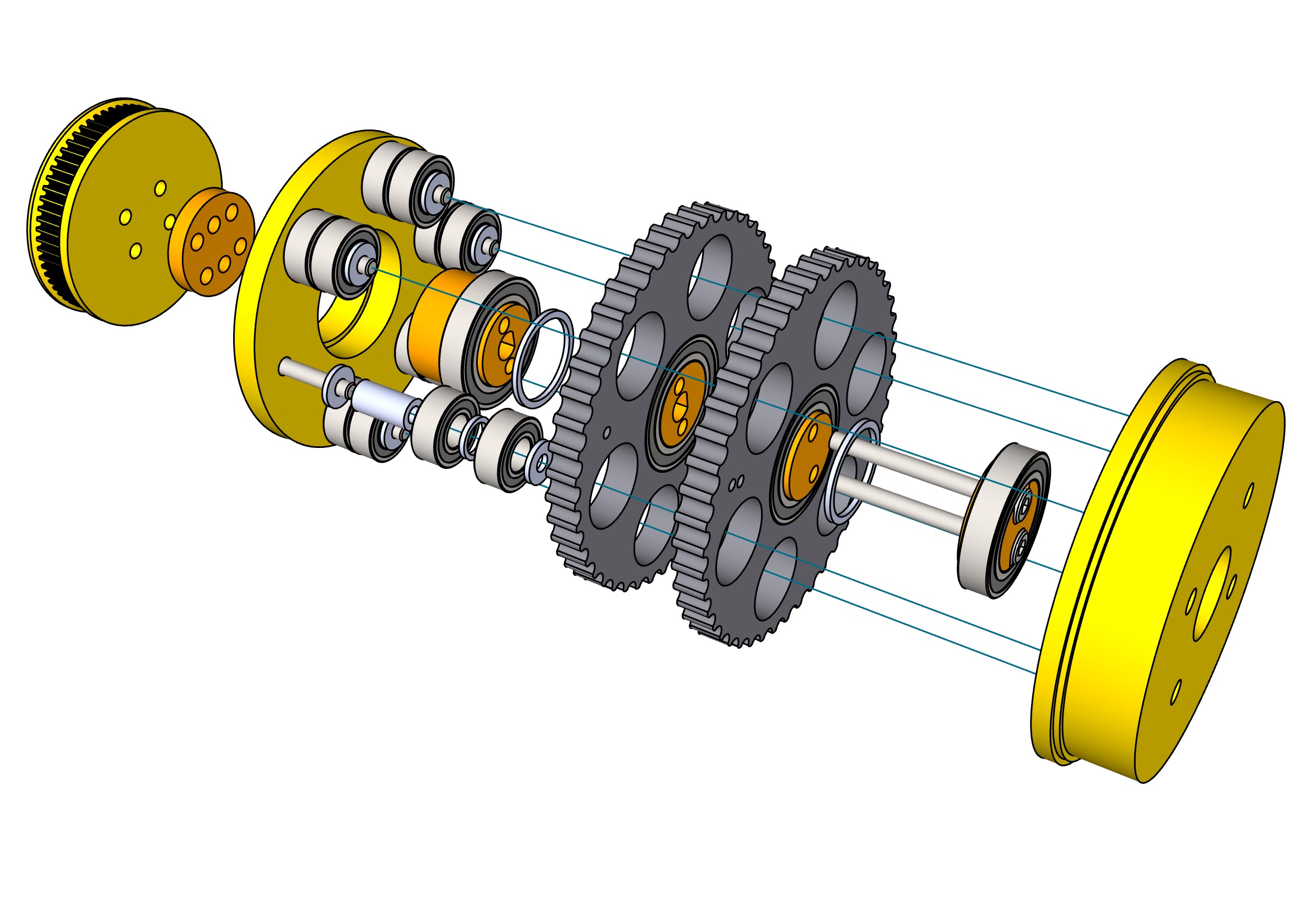 Cycloidal Drive Equatorial Mount por MrDeepAddicted | Descargar modelo ...
