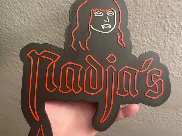 Nadja's Nightclub Sign
