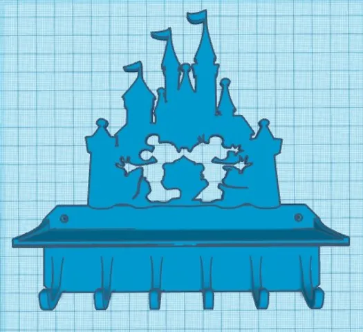 Disney Key Racks with Shelf