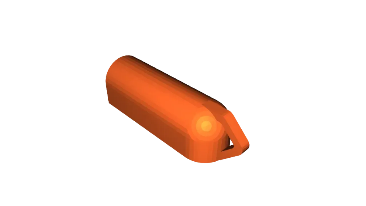 Keychain Sharpie Cap by Spool Designs | Download free STL model ...