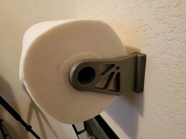 Kitchen paper roll holder (IKEA Skadis compatible) - REMIX for larger rolls