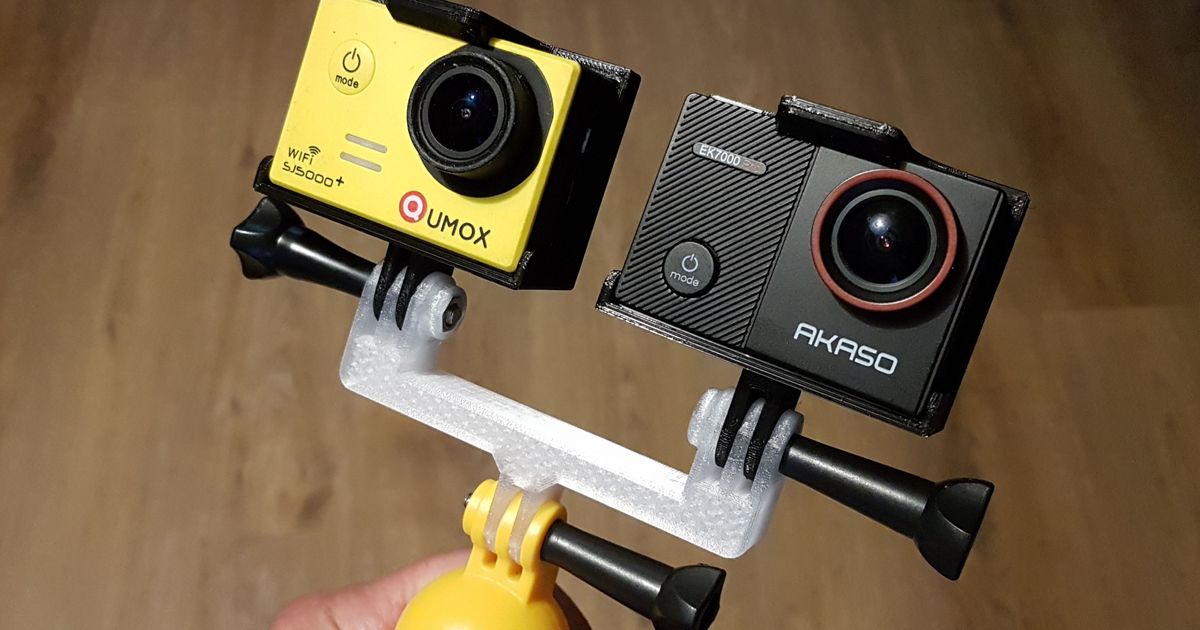 Action cam comparison Tbar by HD_Creator Download free STL model