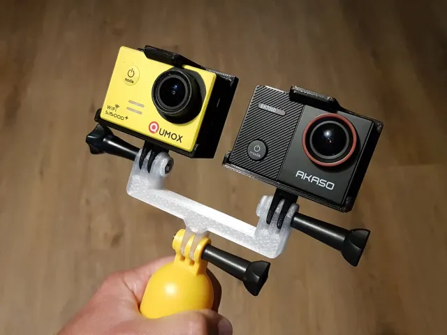 Action cam comparison T-bar