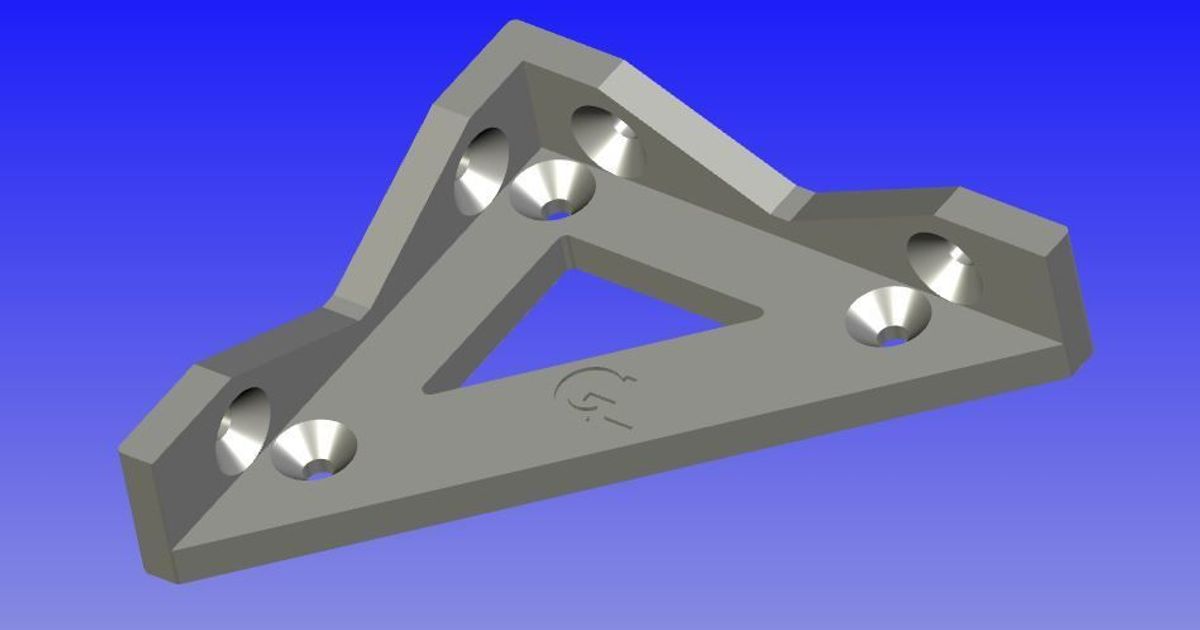Bracket 75x75mm (3x3