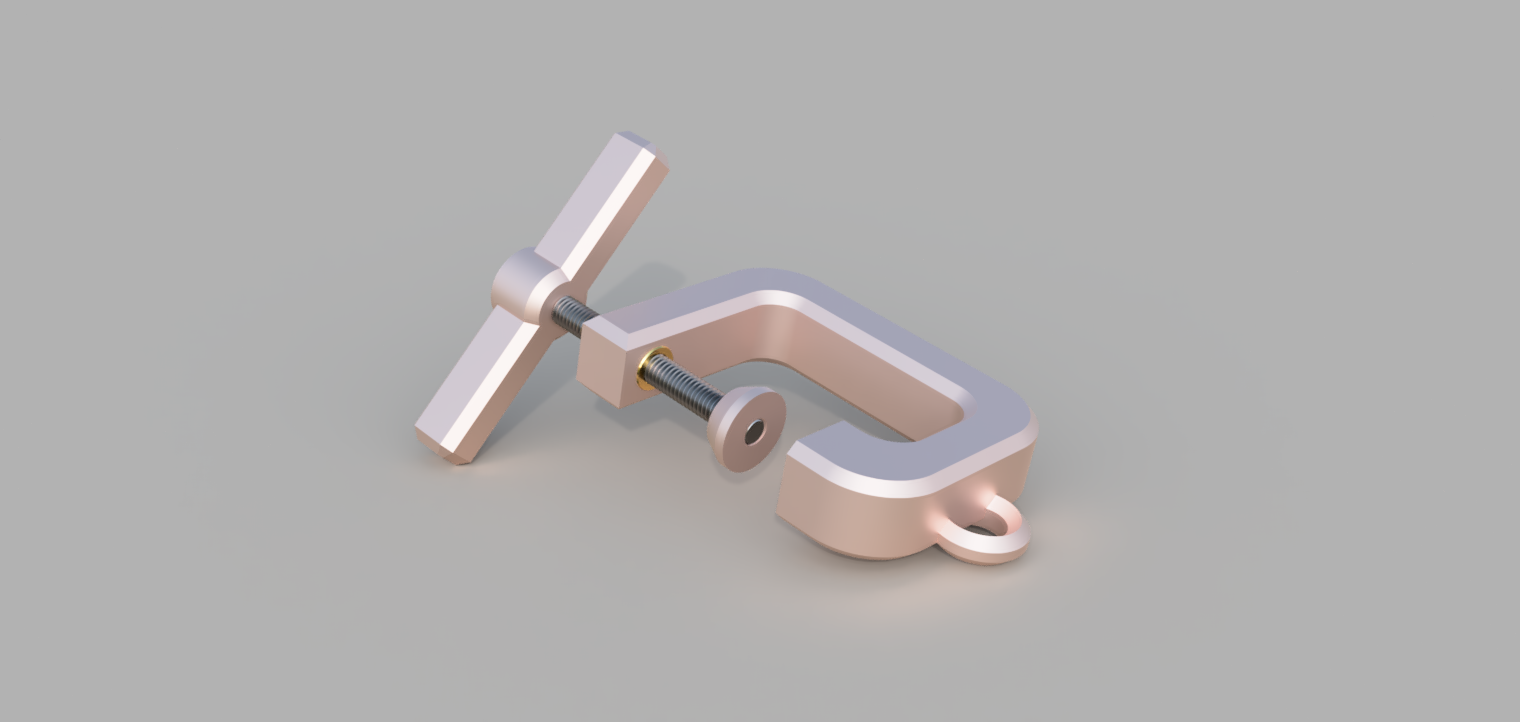 Keychain CClamp by Whisky Lima Download free STL model