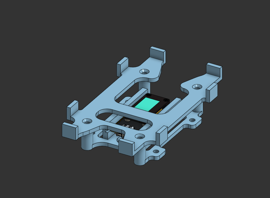 Solar Mount Braket For Heltec V4 + Battery Tray