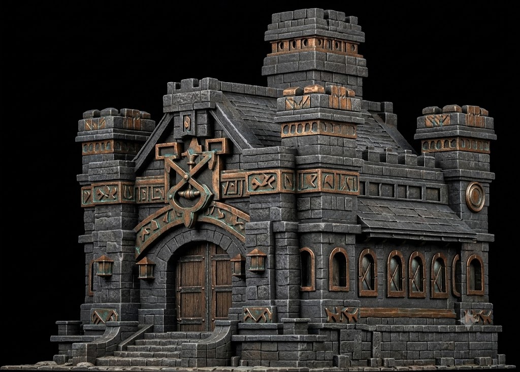 Dwarven Townhall, Town Set Piece