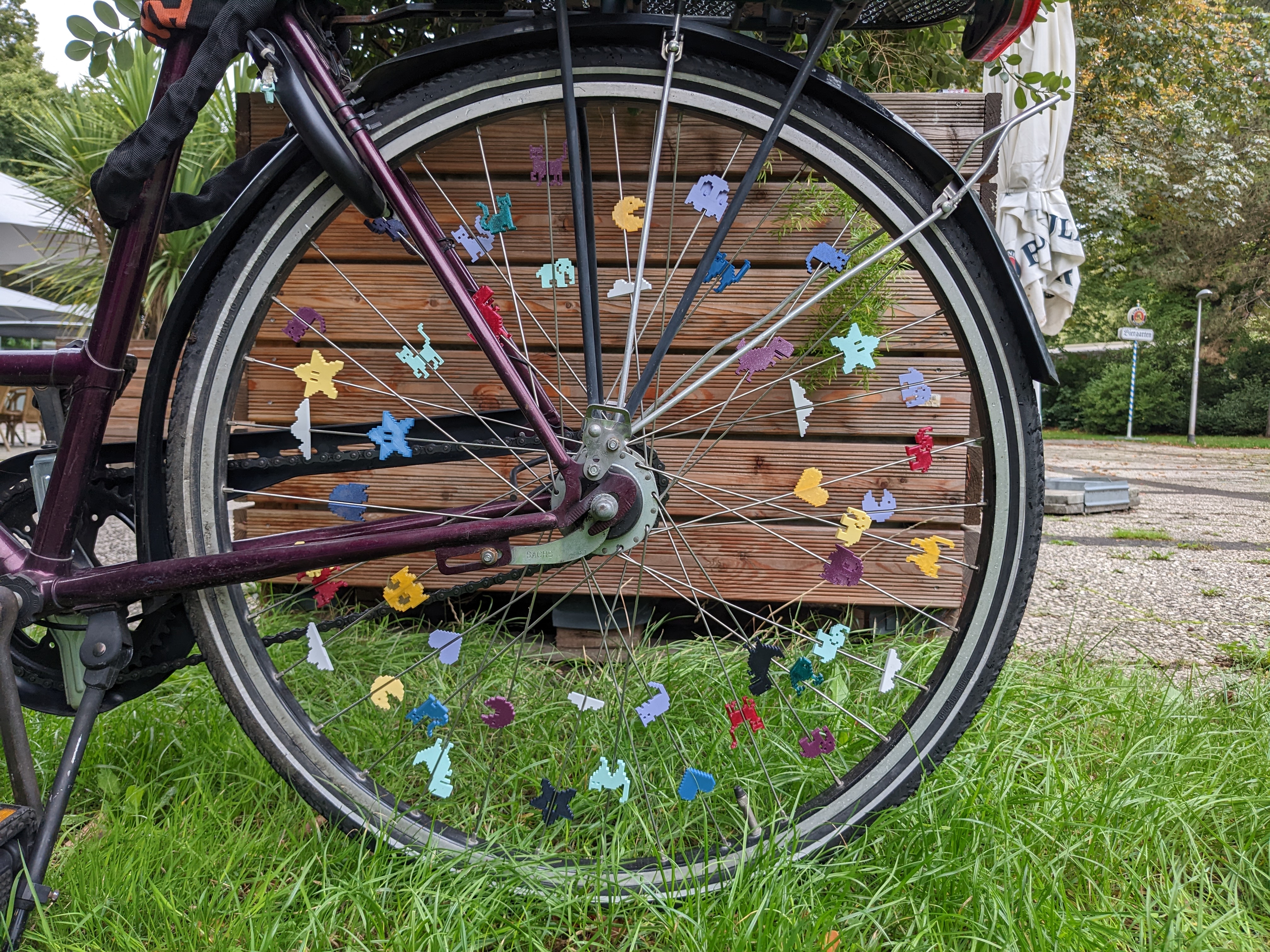 Bicycle on sale spoke decorations