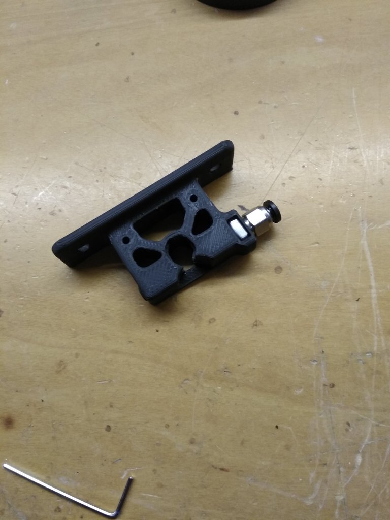 VORON Flex Bowden Extruder Body with M6 captive nut for fitting