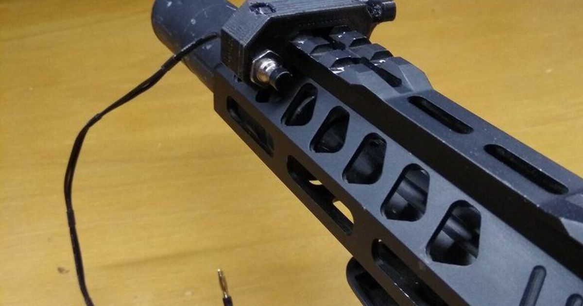 Airsoft Picatinny Rail Switch Mount by gkatev Download free STL model