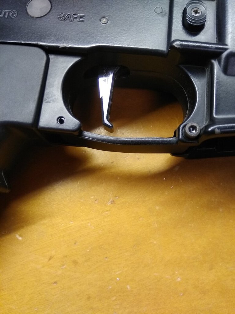 Flat Trigger Guard for Airsoft M4 AEG