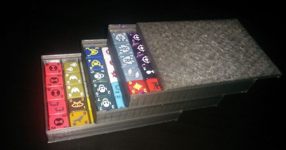DiceMasters Cards and Dice modular storage by sgnurf Download free