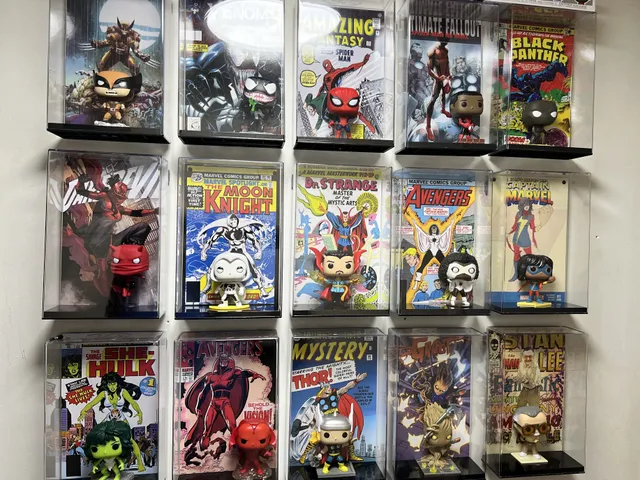 Funko Pop Comic Hidden Wall Mount-V2