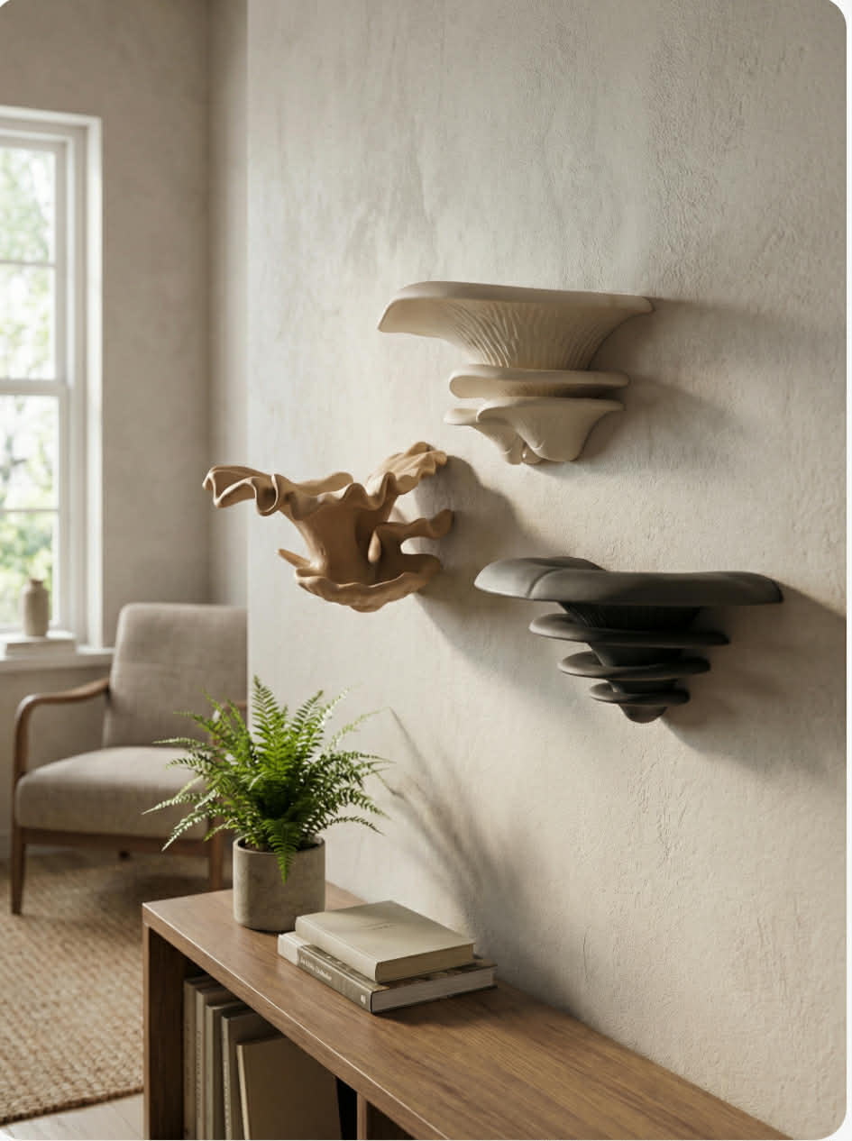 Designer wall shelf