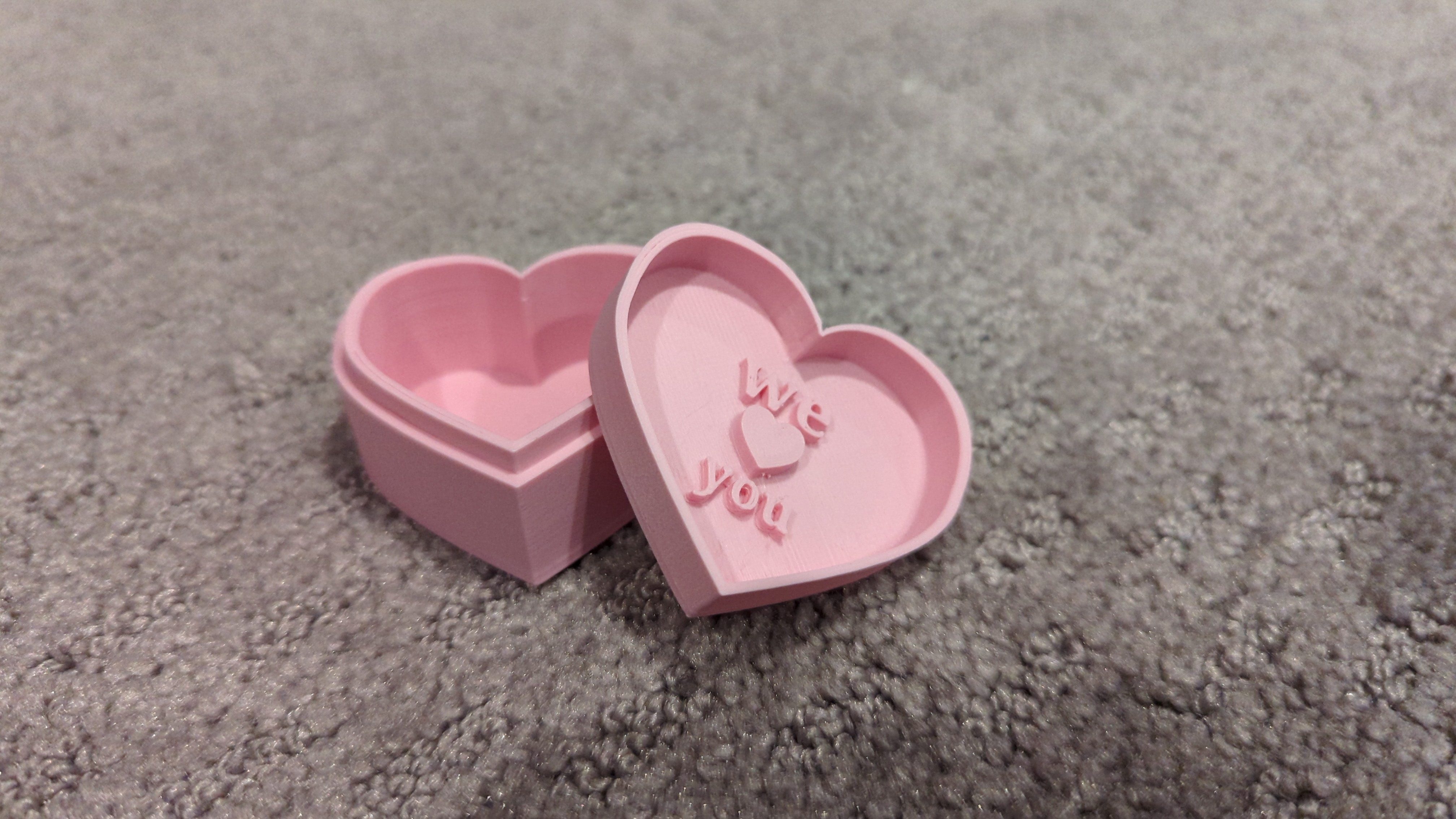 We love you heart box