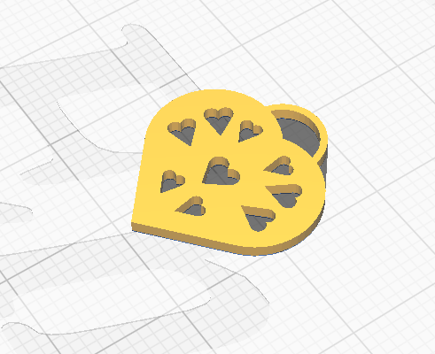 Cute Heart hearts earring