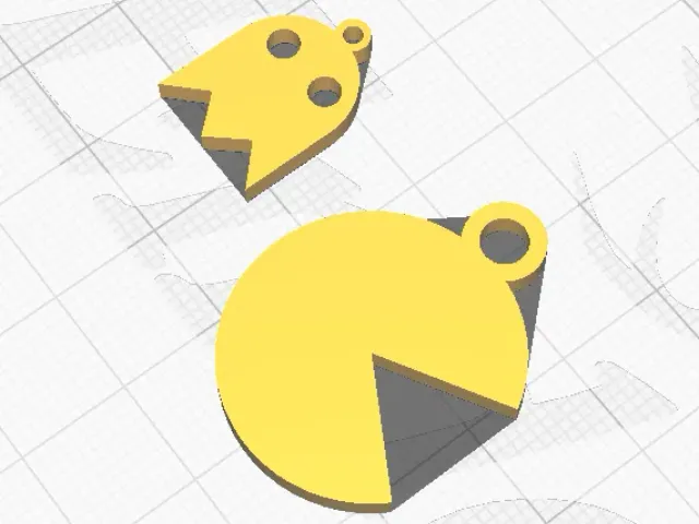 Pacman Themed Earrings
