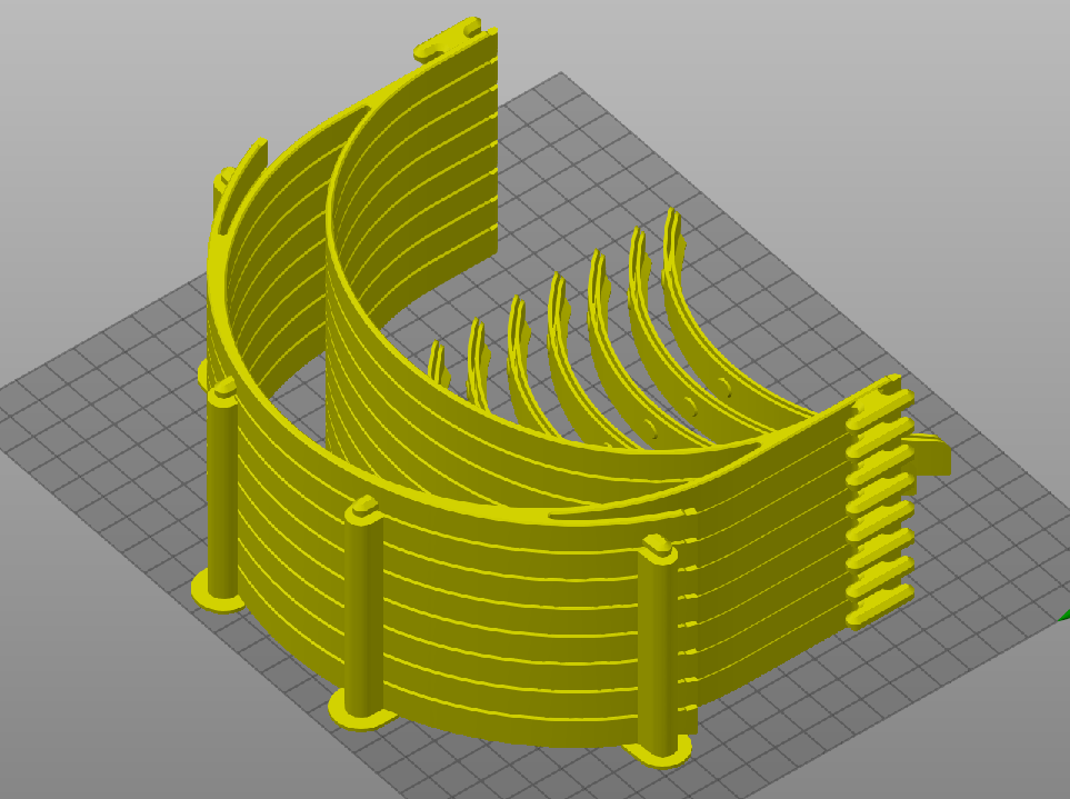 Miniatura 2 do modelo 3D NANO Prusa Protective Face Shield + 8x Stackable!