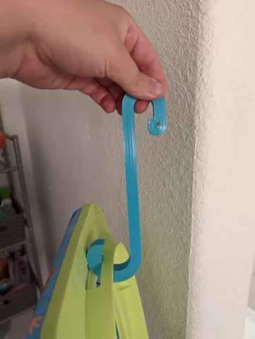 Potty hook for potty chair