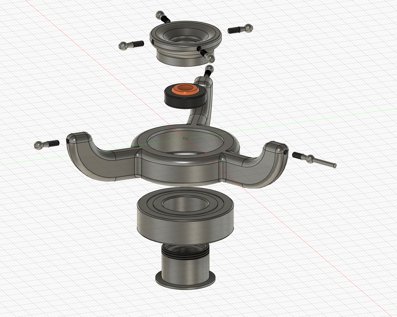 Helicopter Swashplate by SemperDiscere Download free STL model Printables