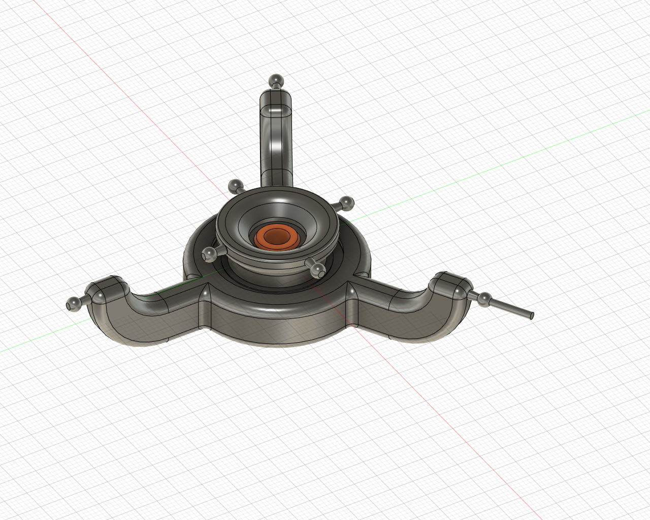 Rc best sale helicopter swashplate