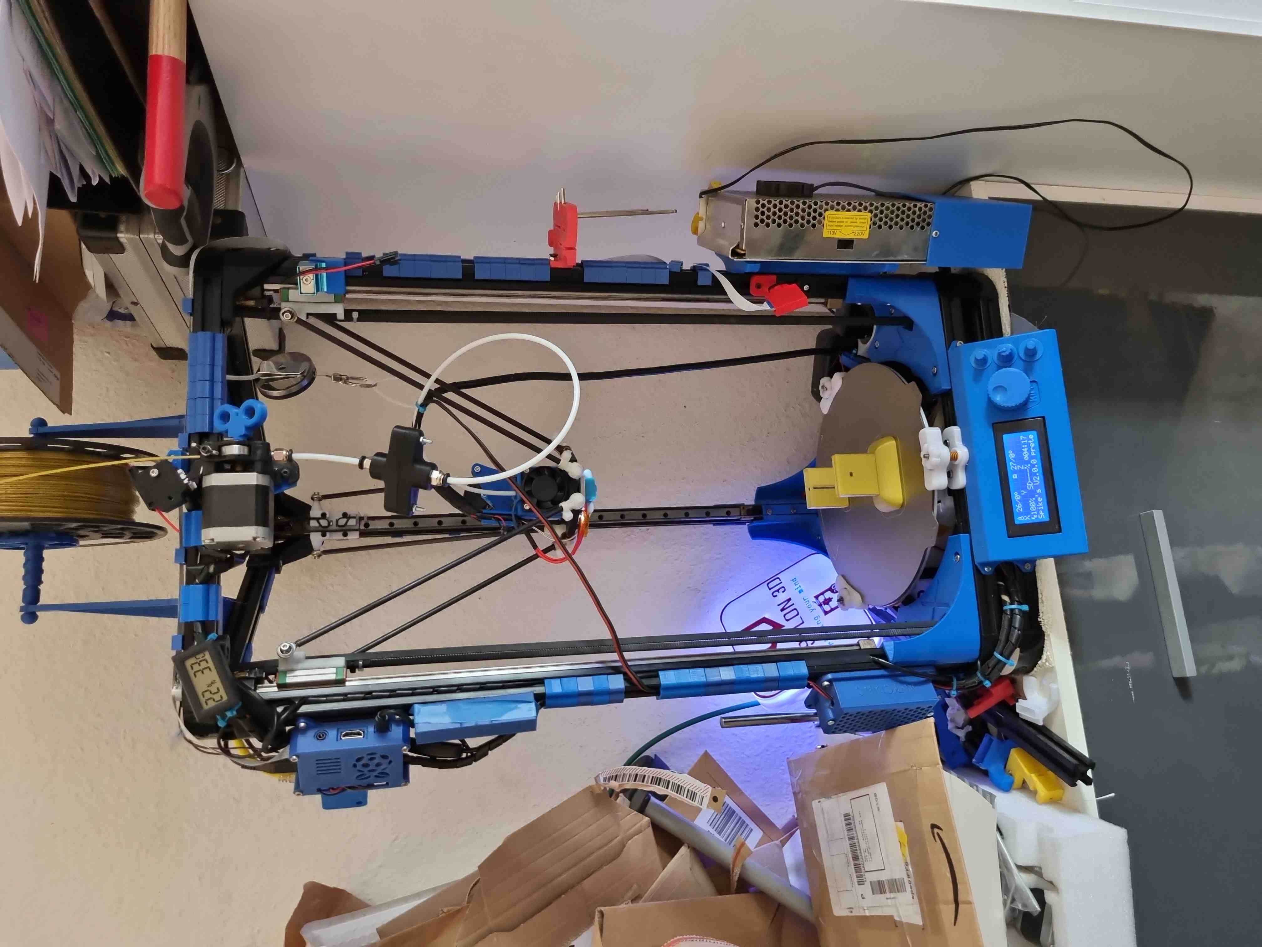 Anycubic Kossel Linear Plus firmware marlin 2.1.1 bug-fix by Spock