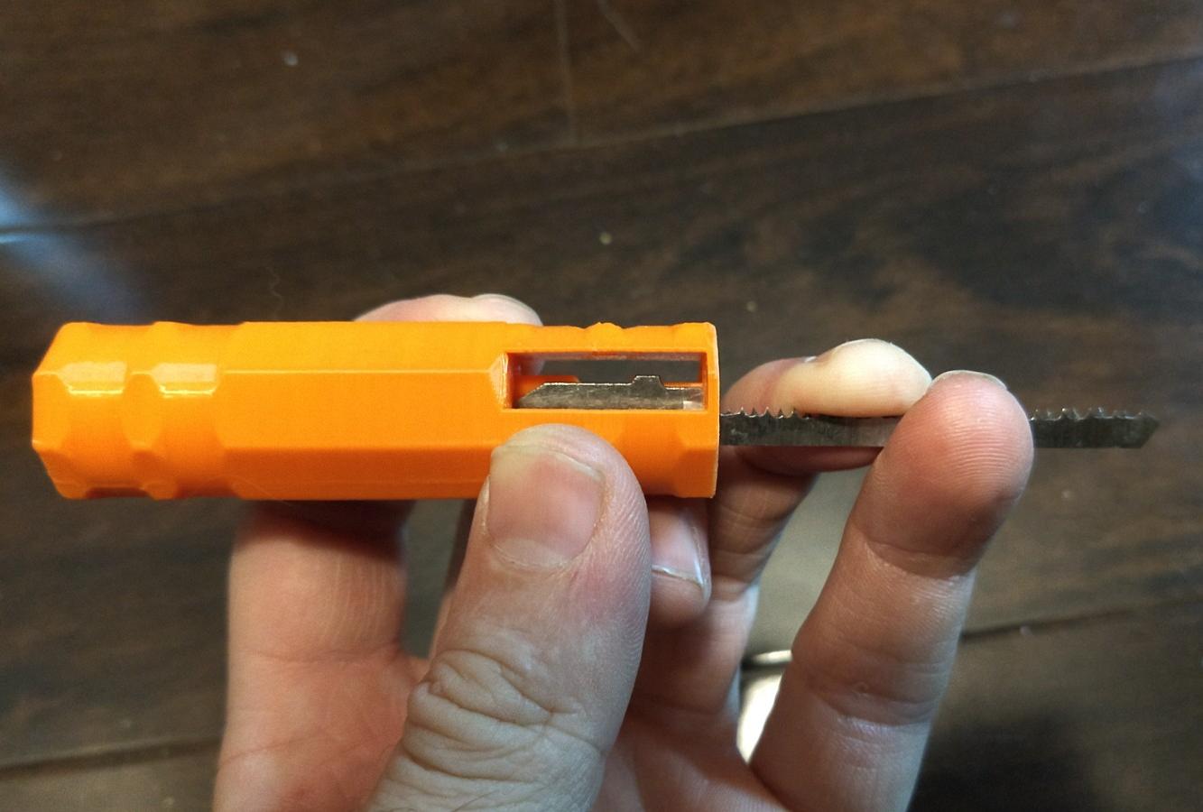 Jigsaw blade handle by AHoward Download free STL model