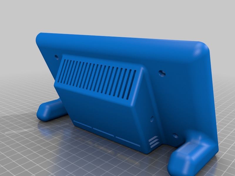 Raspberry pi official screen case by blmak | Download free STL model ...