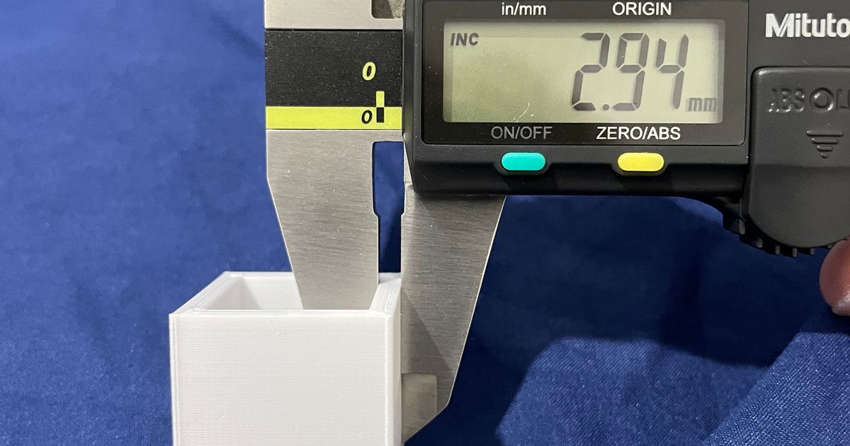 25mm Flow Rate Calibration Cube by empersi Download free STL model