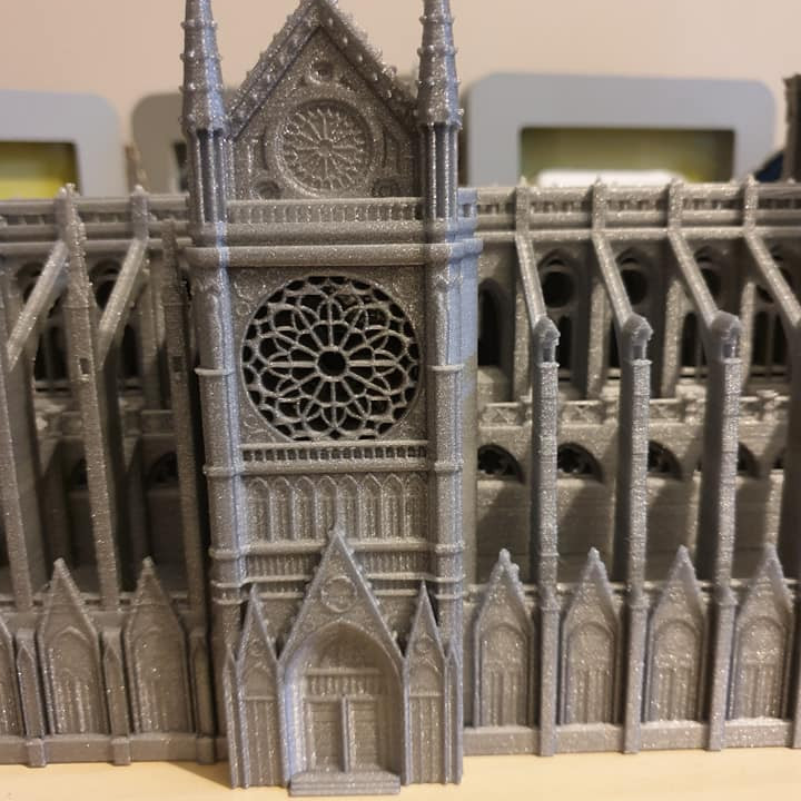 Notre Dame de Paris , France by MiniWorld3D | Download free STL model ...