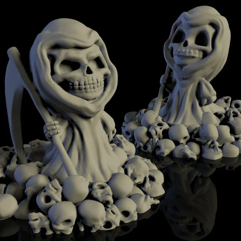 Grim Reaper free 3d model - download stl file