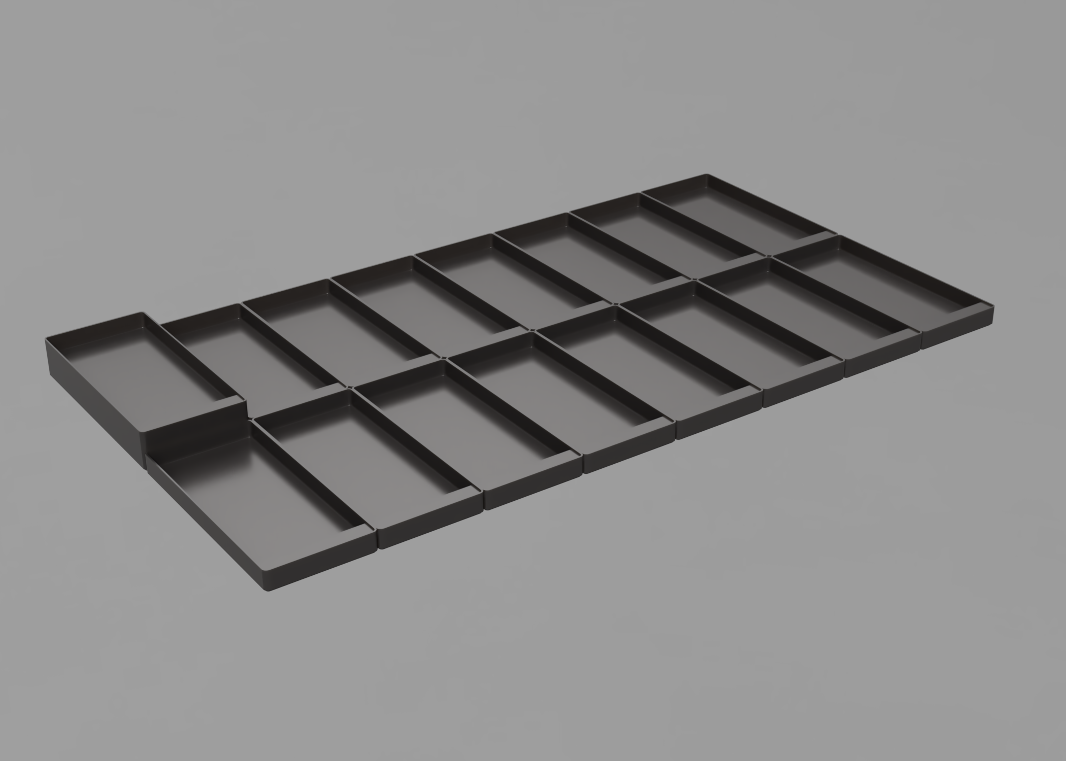 Miniatura 2 do modelo 3D Stacking organizer bin generator