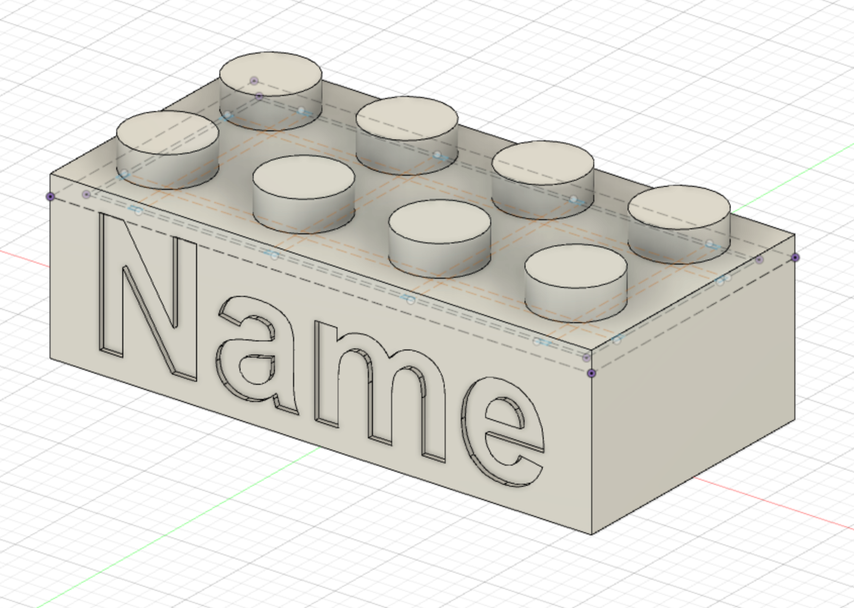 Building-block with Name
