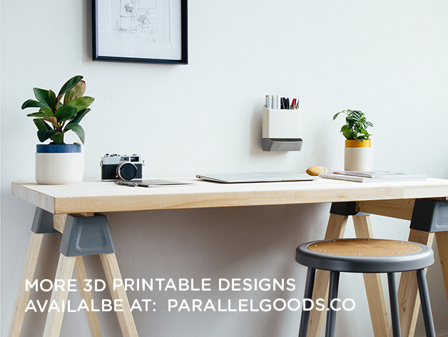 Self-Watering Planter (Small) by Parallel Goods | Download free STL ...