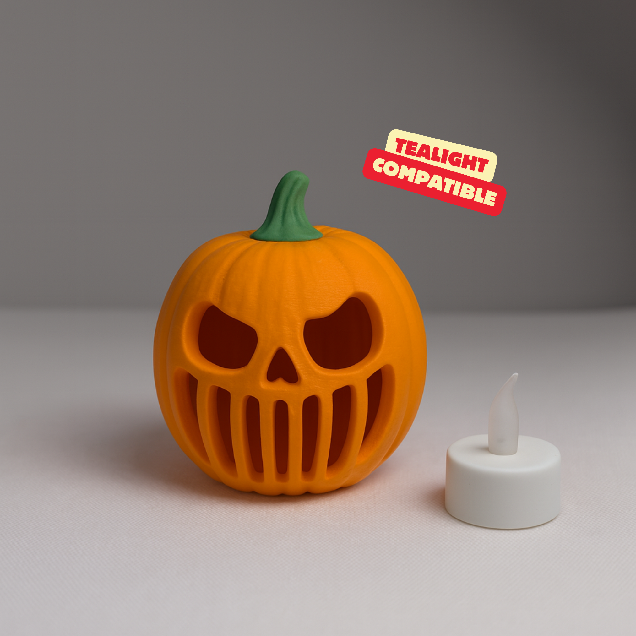 PUMPKIN LANTERN / HALLOWEEN TEALIGHT / HALLOWEEN DECOR / HOMEDECOR — miniatura 2