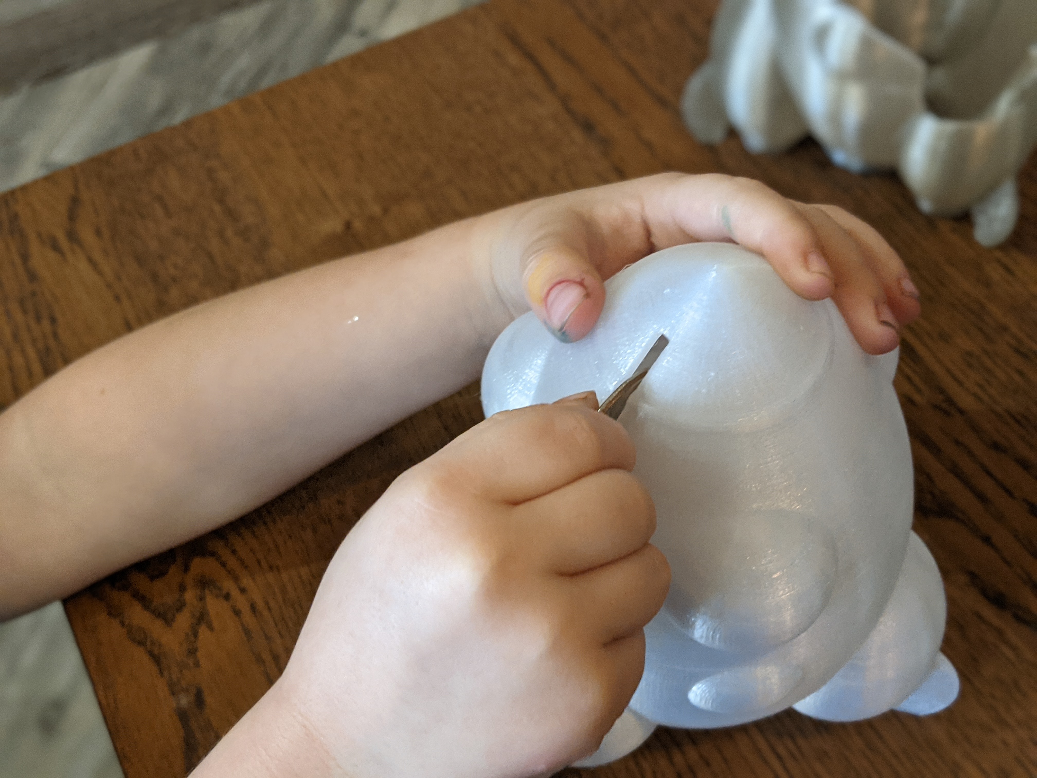 Rocket Ship Coin Bank